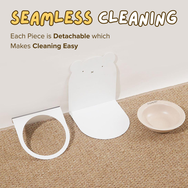 Adjustable Magnetic Ceramic Cat Bowl