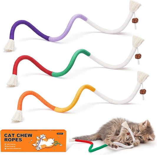 Gall Fruit Cat Chew Ropes - Set of 3