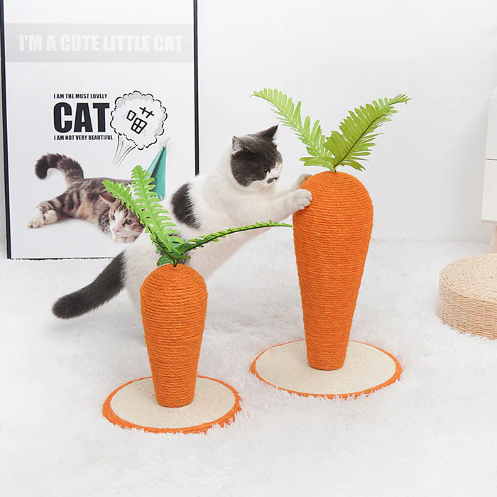 Clawsome Carrot Scratching Post - Cat Lovers Boutique
