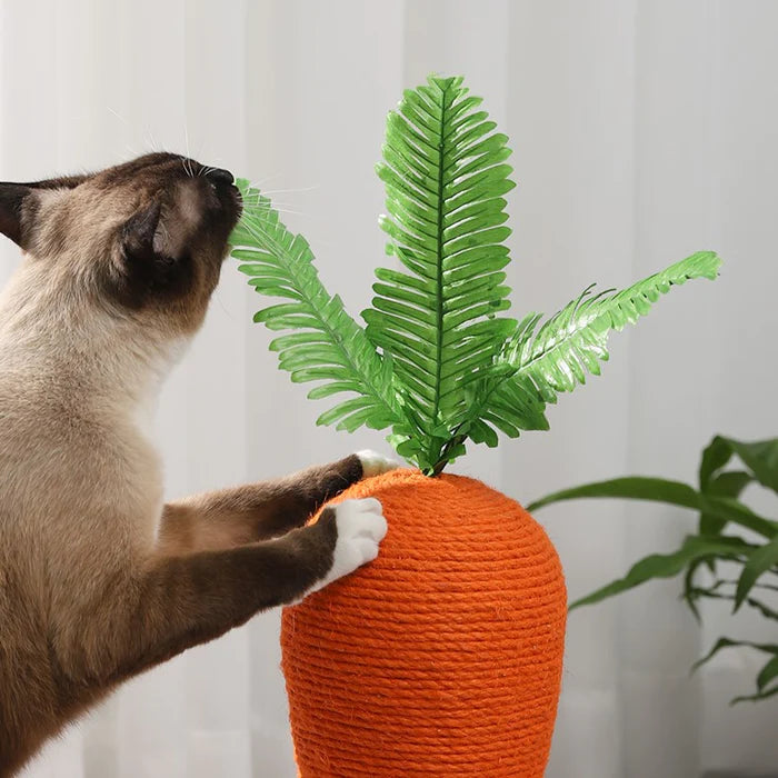 Clawsome Carrot Scratching Post - Cat Lovers Boutique