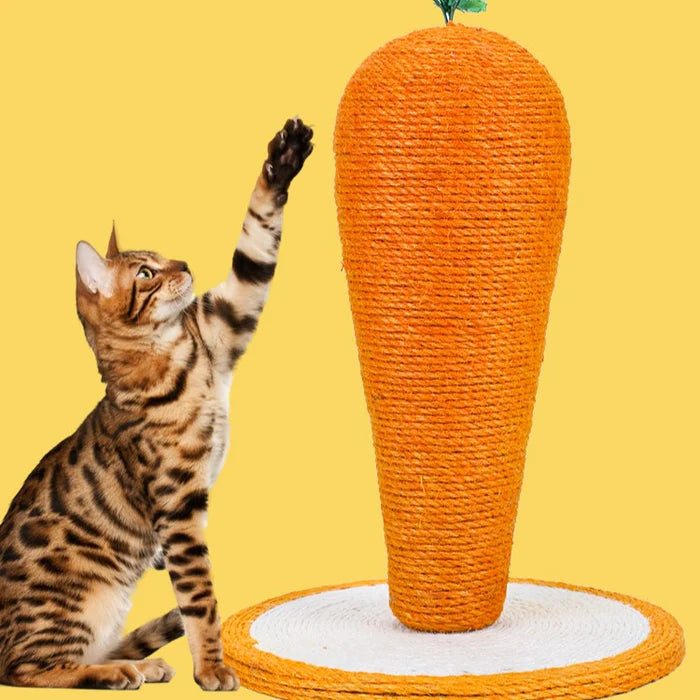 Clawsome Carrot Scratching Post - Cat Lovers Boutique