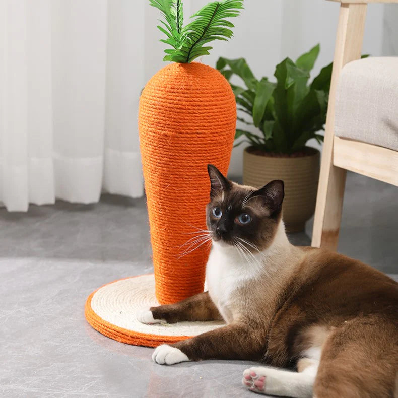 Clawsome Carrot Scratching Post - Cat Lovers Boutique
