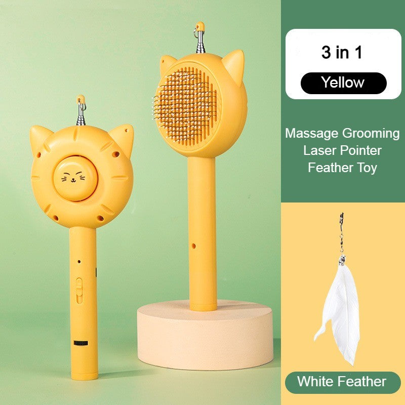 All-in-one Self-Cleaning Cat Brush & Toy - Cat Lovers Boutique