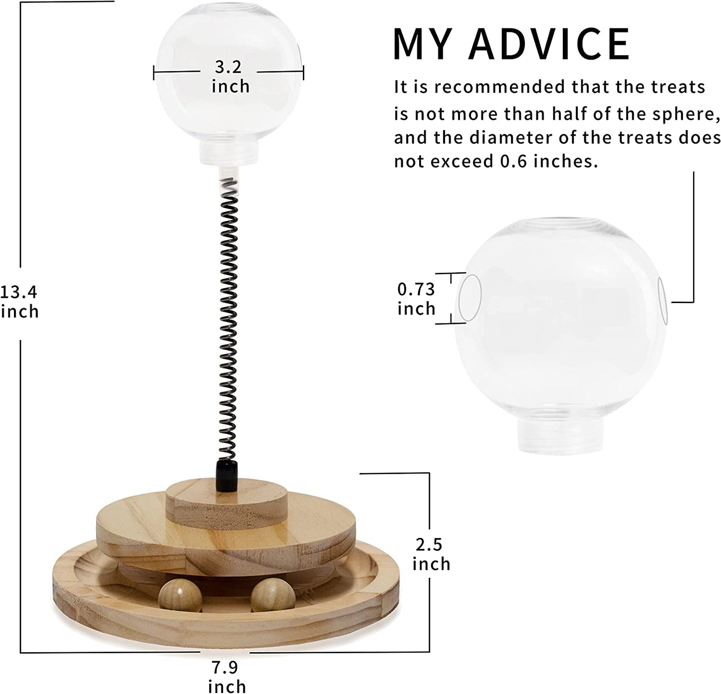 Interactive Cat Treat Dispenser Toy - Cat Lovers Boutique