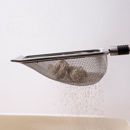 Fine Mesh Stainless Steel Cat Litter Scoop - Cat Lovers Boutique