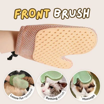 2-in-1 Grooming & Cleaning Cat Glove