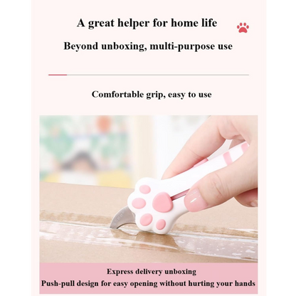 Cat Paw Craft Cutter – Retractable & Safe Blade