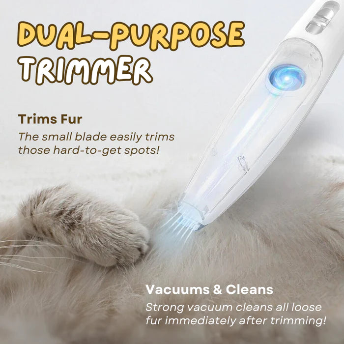 Cat Grooming Vacuum Trimmer