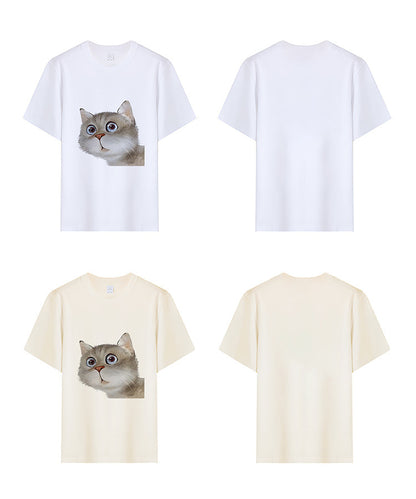 Cattitude Unisex Cat Print Tee - Cat Lovers Boutique