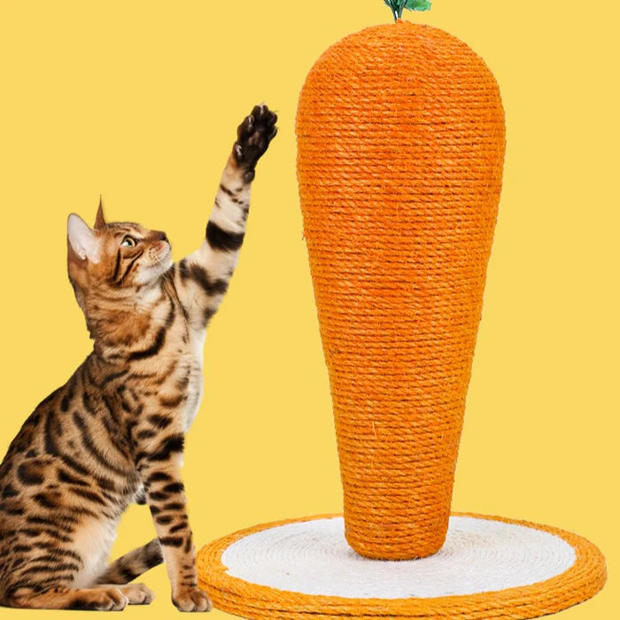 Clawsome Carrot Scratching Post