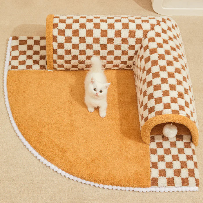 CozyCat Haven Tunnel Bed - Cat Lovers Boutique