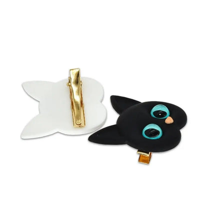 Charming Cat Head Hair Clips - Cat Lovers Boutique