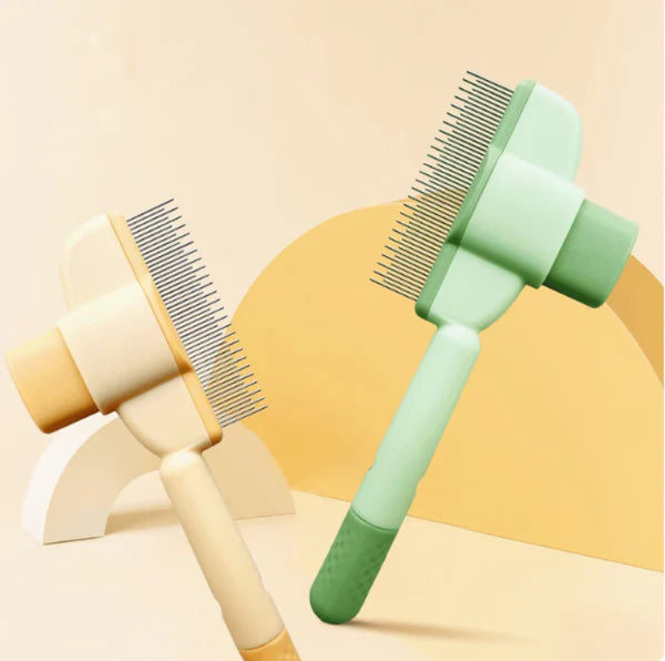 One-Click Self-Cleaning Detangling Comb