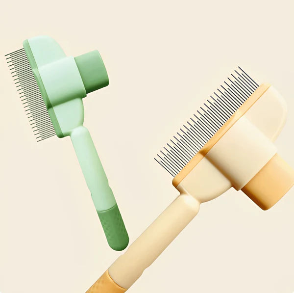 One-Click Self-Cleaning Detangling Comb