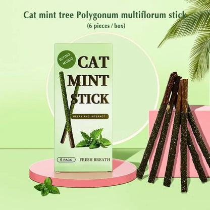 Natural Silvervine Chew Sticks for Cats - 6 Pack - Cat Lovers Boutique