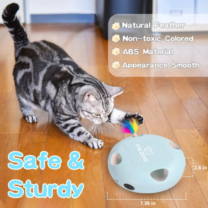 Interactive Whack-A-Mole Cat Toy with Smart Sensor Activation - Cat Lovers Boutique