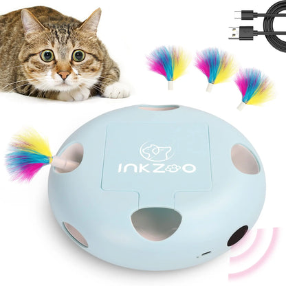 Interactive Whack-A-Mole Cat Toy with Smart Sensor Activation - Cat Lovers Boutique