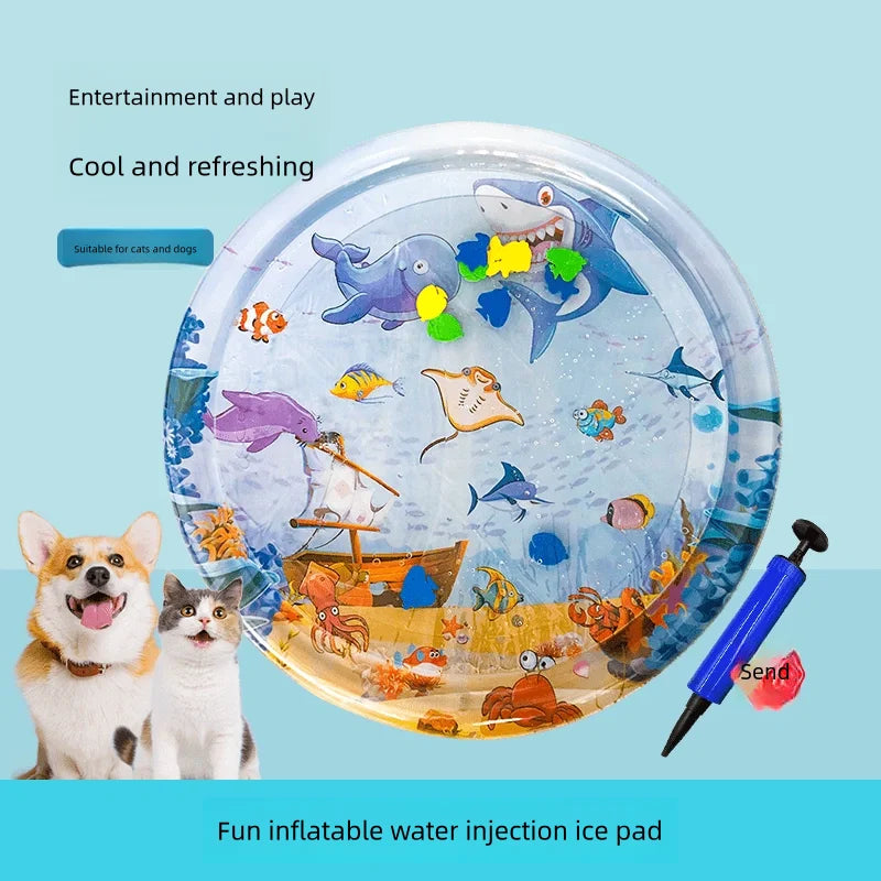 Premium Summer Cooling Pet Water Bed Cushion - Cat Lovers Boutique