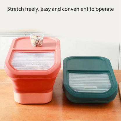 Collapsible Airtight Cat Dog Food Storage Container - Cat Lovers Boutique