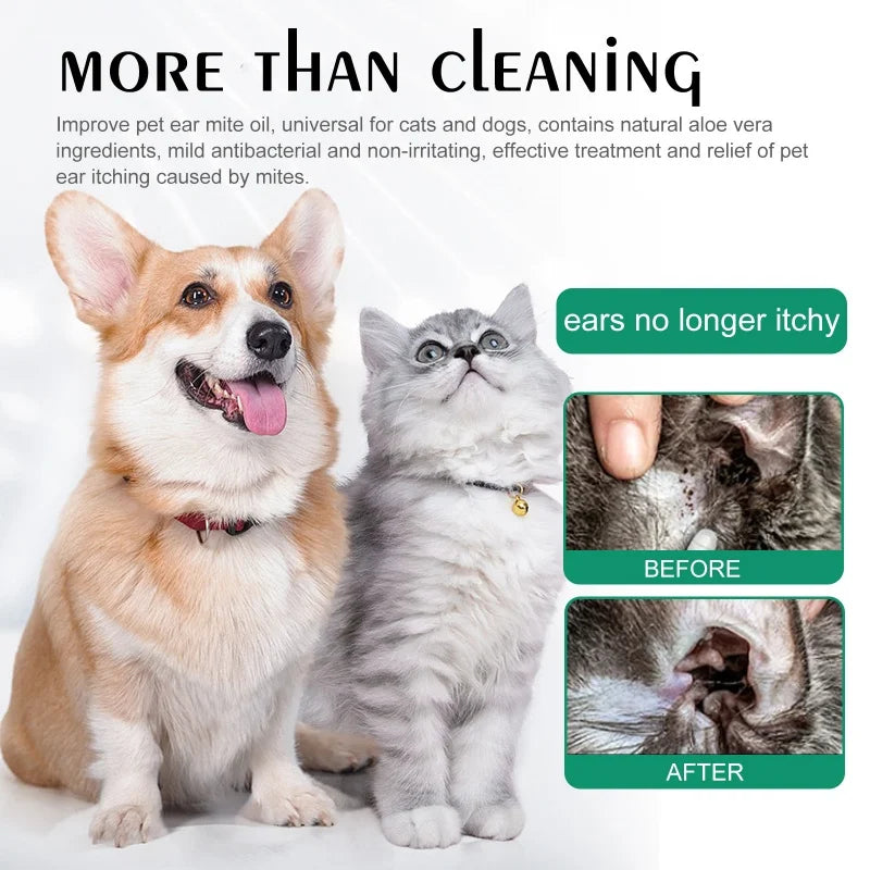 Gentle Care Cat Ear Drops – Natural & Effective Ear Cleaning Solution - Cat Lovers Boutique