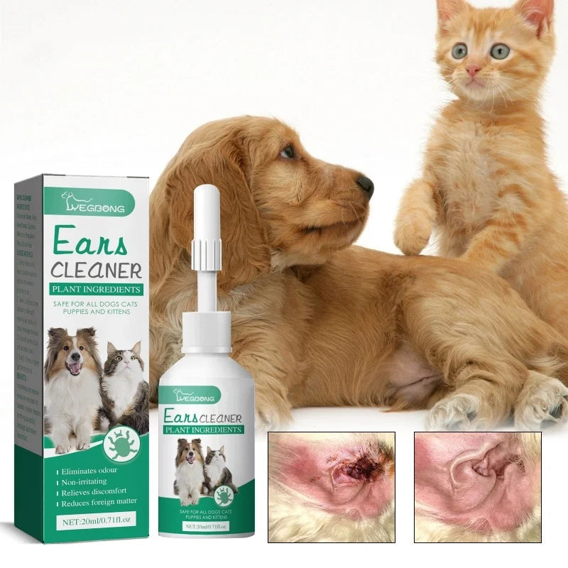 Gentle Care Cat Ear Drops – Natural & Effective Ear Cleaning Solution - Cat Lovers Boutique