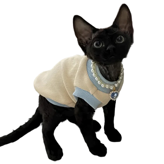 Sparkling Pearl Cat Collar