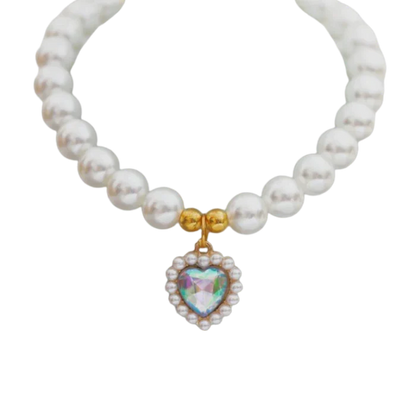 Sparkling Pearl Cat Collar - Cat Lovers Boutique