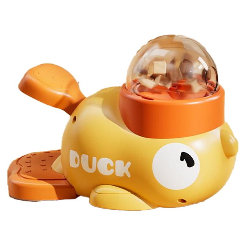 Interactive Duck Treat Dispenser Toy for Cats