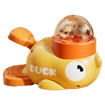 Interactive Duck Treat Dispenser Toy for Cats