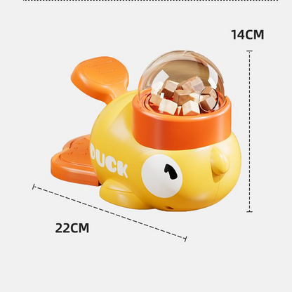 Interactive Duck Treat Dispenser Toy for Cats