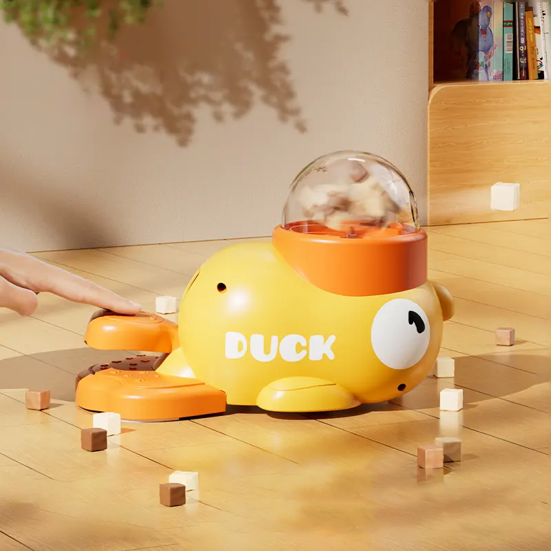 Interactive Duck Treat Dispenser Toy for Cats