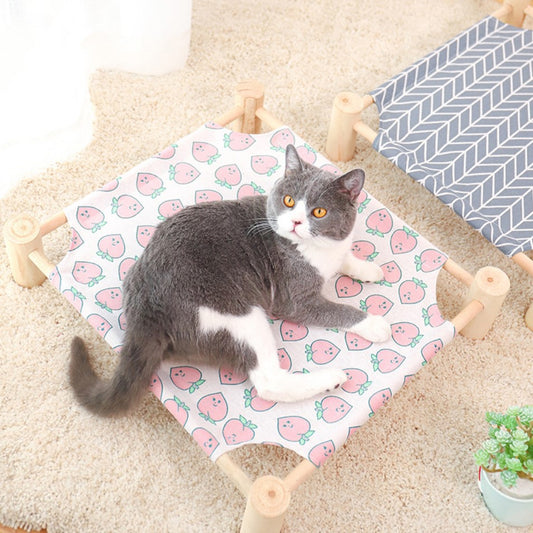 Elevated Cat and Dog Hammock Bed