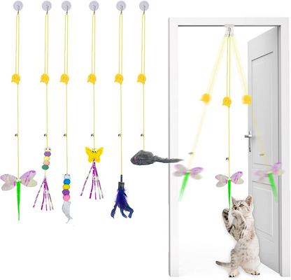 Hanging Interactive Cat Toy Set - Cat Lovers Boutique