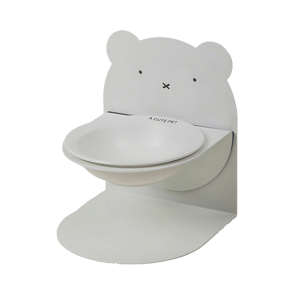 Adjustable Magnetic Ceramic Cat Bowl