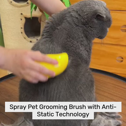 Spray Pet Grooming Brush with Anti-Static Technology