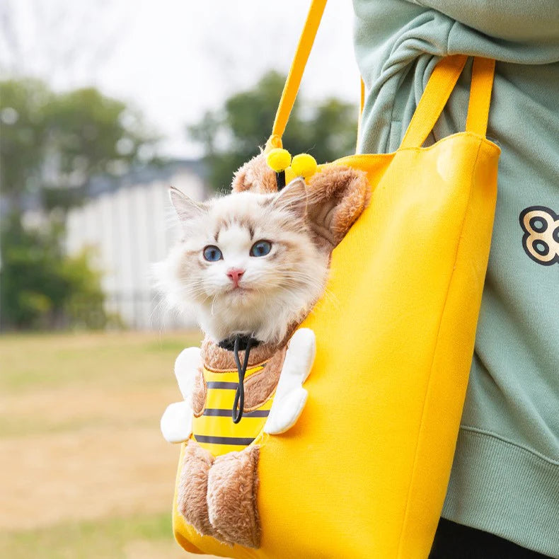 Buzz-Worthy Bee Cat Bag - Cat Lovers Boutique