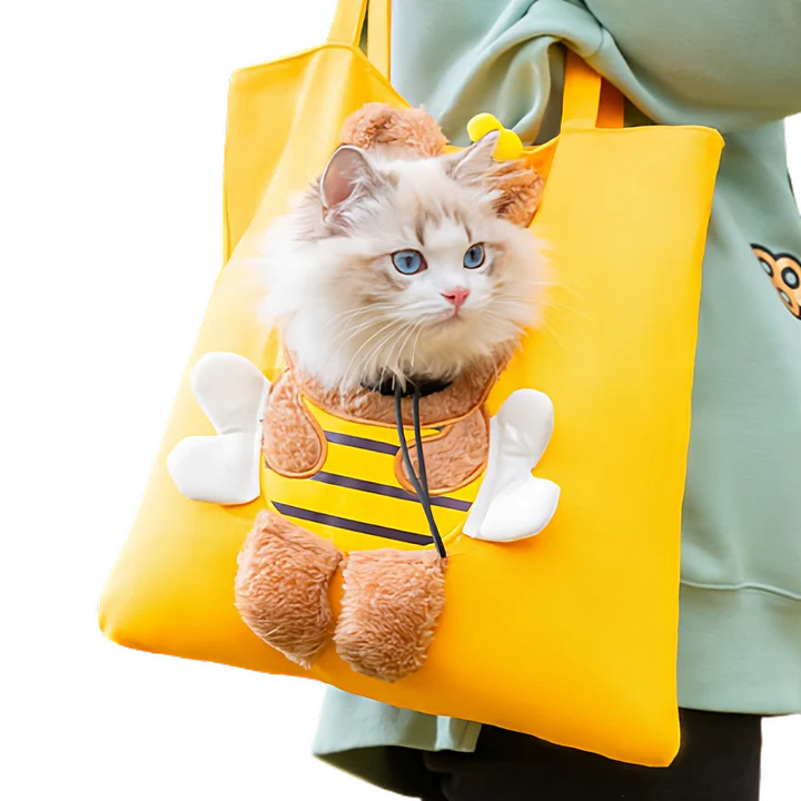 Buzz-Worthy Bee Cat Bag - Cat Lovers Boutique