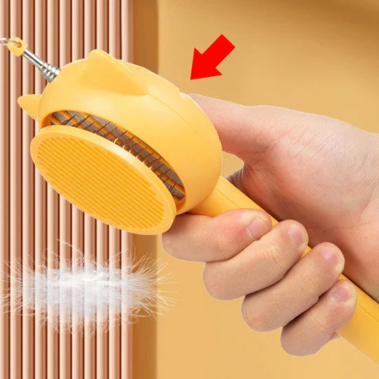 All-in-one Self-Cleaning Cat Brush & Toy