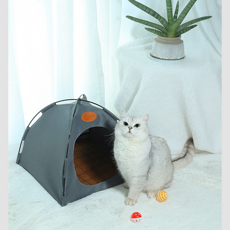 Purrfect Canvas Cat Tent - Cat Lovers Boutique