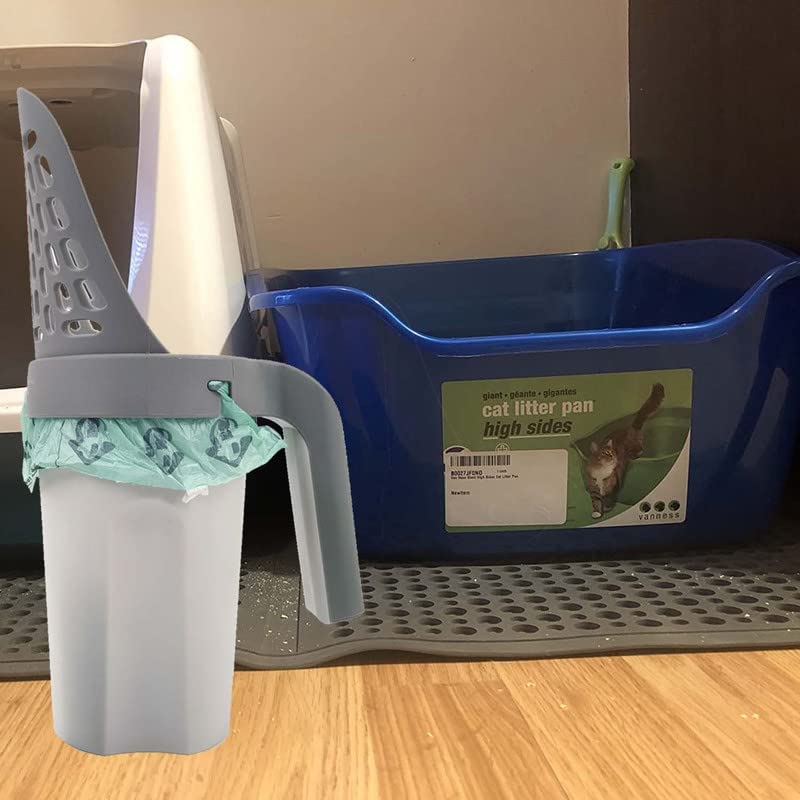 Scoop to clearance bag litter system