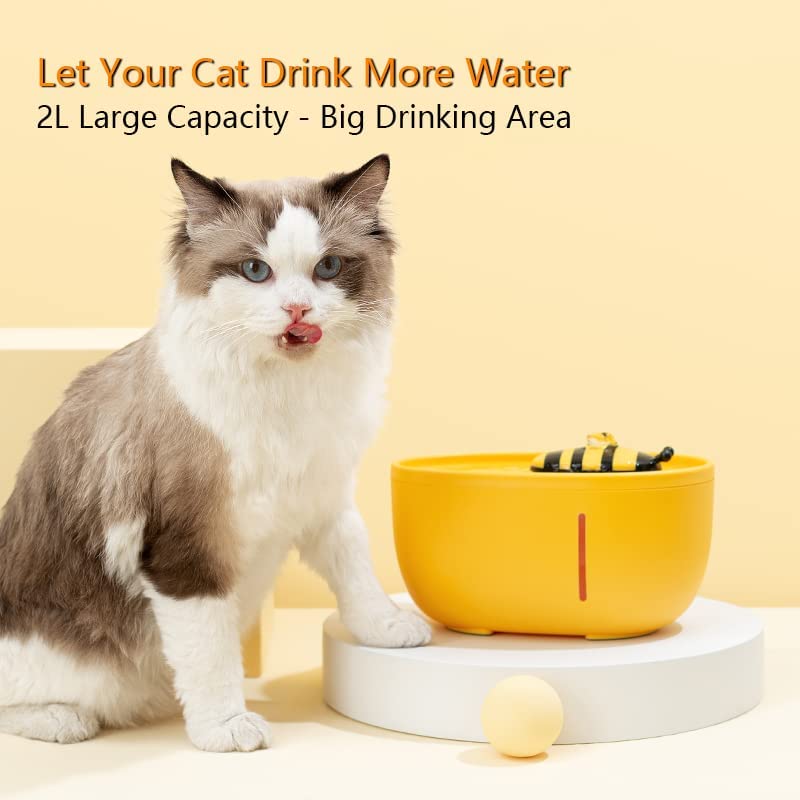 Honeybee Pet Water Fountain - Cat Lovers Boutique