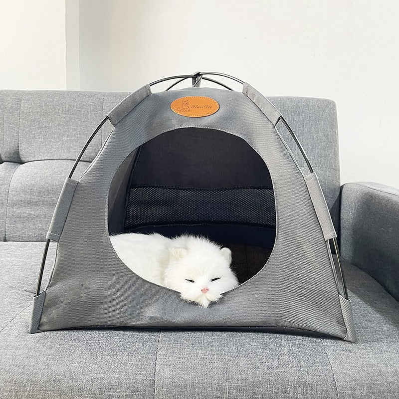 Canvas cat outlet bed