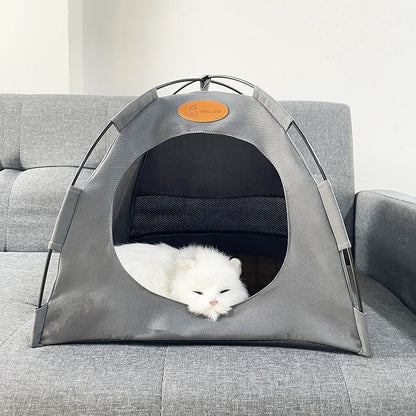 Purrfect Canvas Cat Tent - Cat Lovers Boutique