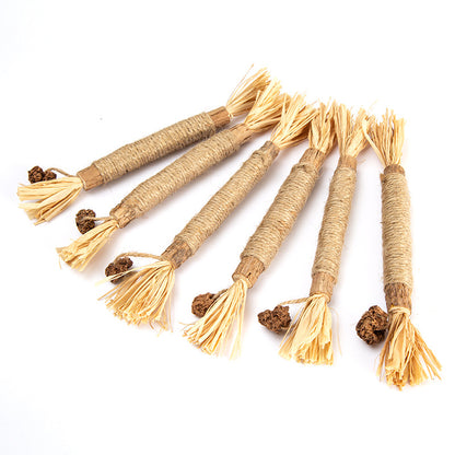 Natural Silvervine Cat Teething Chewing Sticks - Cat Lovers Boutique