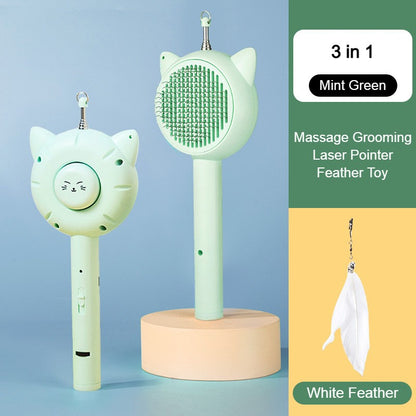 All-in-one Self-Cleaning Cat Brush & Toy - Cat Lovers Boutique