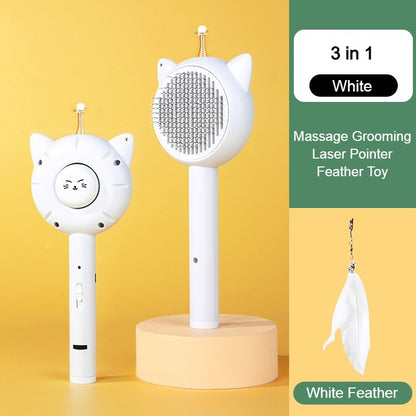 All-in-one Self-Cleaning Cat Brush & Toy - Cat Lovers Boutique