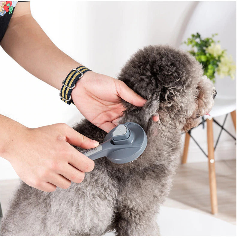 Self-Cleaning Deshedding  Slicker Brush For Cats and Dogs - Cat Lovers Boutique