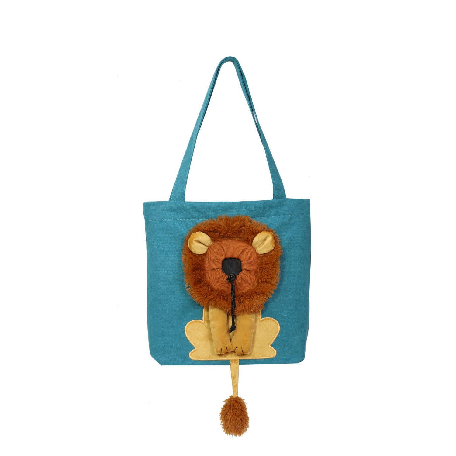 Metal lion head lock designer handbag - BAGYOHO