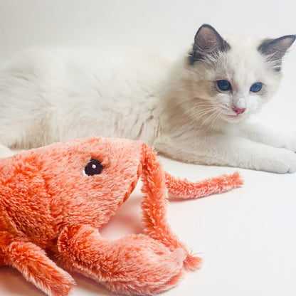 Wagging Lobster Cat Plush Toy - Cat Lovers Boutique