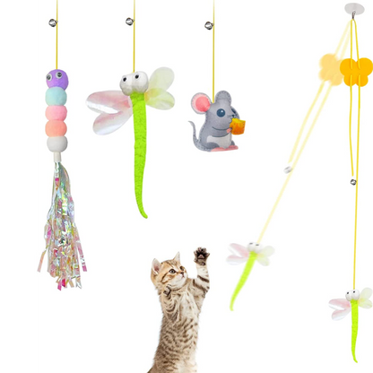 Hanging Interactive Cat Toy Set - Cat Lovers Boutique